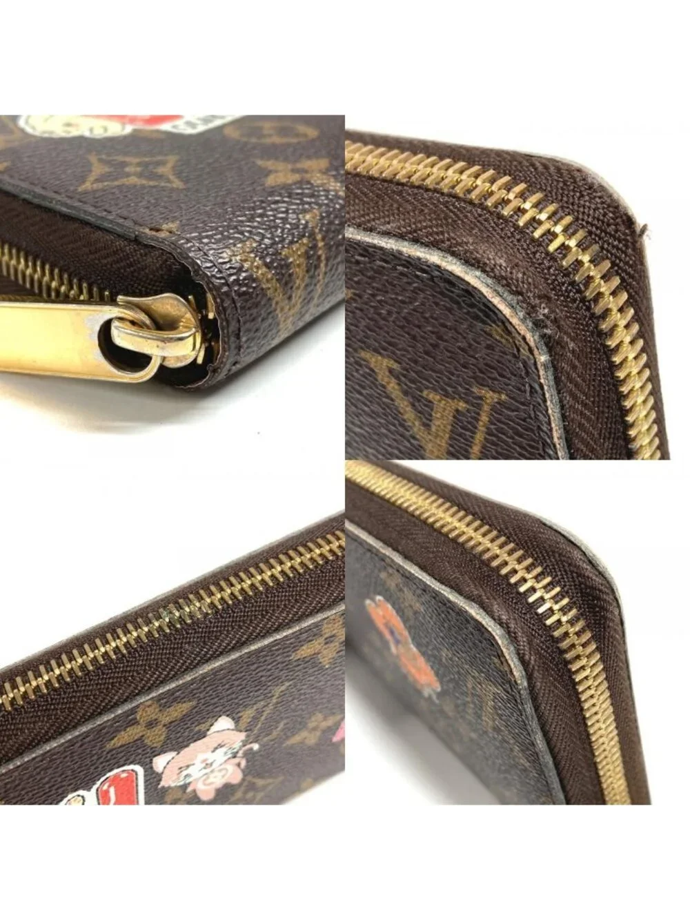 Louis Vuitton Wallet My LV World Tour Zippy Monogram Canvas Brown